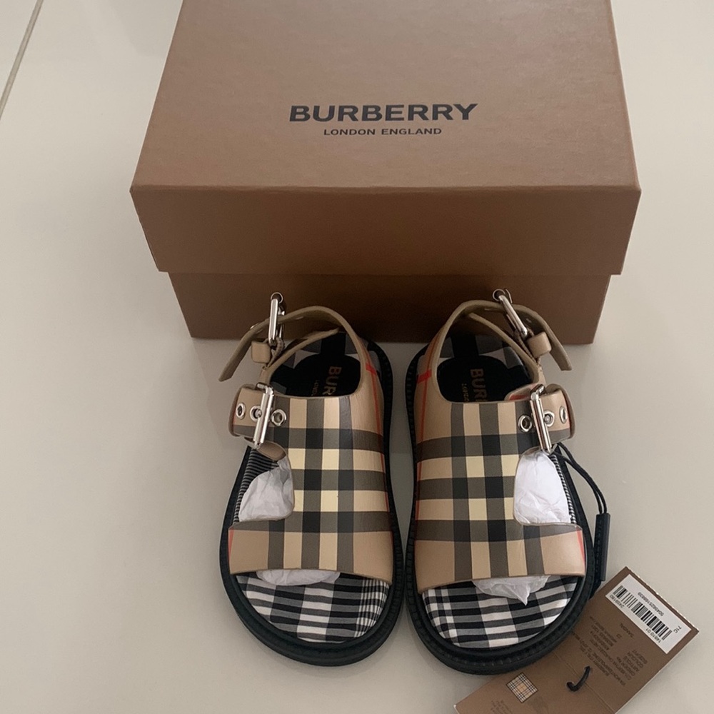 Burberry Toddler Boy Buckled Sandals